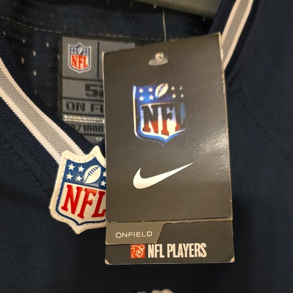 Nike Navy Cowboys Jersey E. Smith # 22 Retired Jersey With Stiched on Details. - Picture 4 of 10